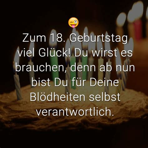 18 geburtstag spruch kurz